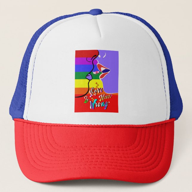 Boné O amor nunca é orgulho errado (Frente)