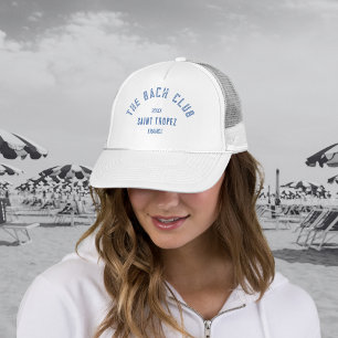 Boné O Bach Club Azul Crista Personalizada Despedida de