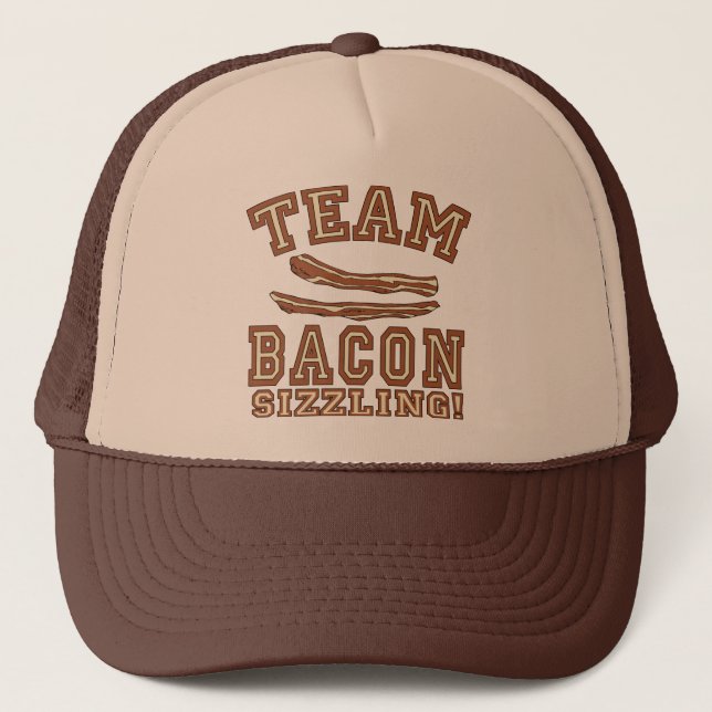 Boné O BACON da EQUIPE sido camiseta CREPITANTE, (Frente)