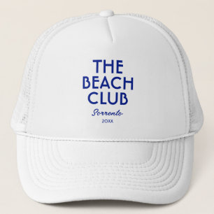Boné O Beach Club Sorrento Vibrant Blue Custom