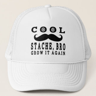 Boné O bigode engraçado Stache legal Bro cresce-o outra