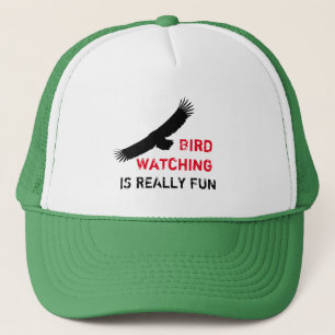 Boné O Bird Watting é muito divertido - Chapéu de cam
