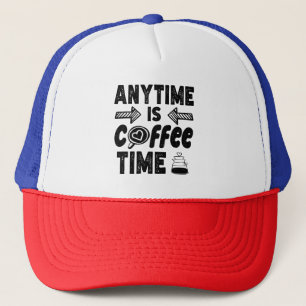 Boné O Café Hora Da Cafeína Está Legal Presente