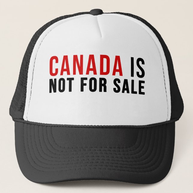 Boné O Canadá Não Está À Venda (Frente)