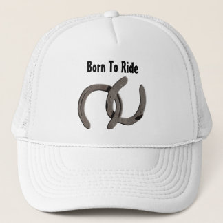 Boné O cavalo cinzento calça o nascer para montar