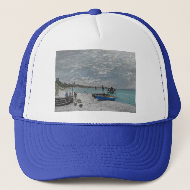 Boné O céu de Claude Monet nubla-se o oceano do mar dos (Frente)