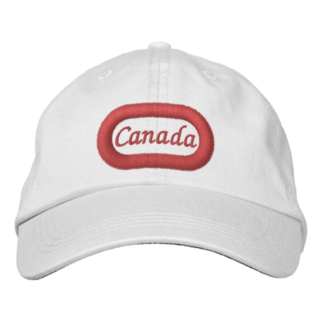 Boné O Chapéu bordado do Canadá (Frente)