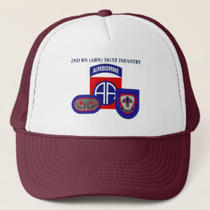 Boné ò CHAPÉU da INFANTARIA do BATALHÃO (ABN) 501ST