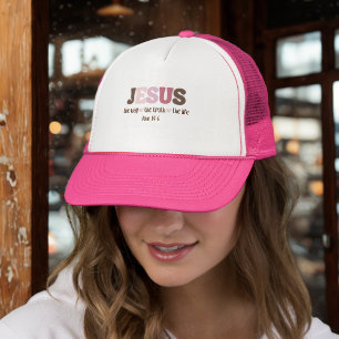 Boné O Chapéu do Caminhoneiro das Mulheres da Fé Cristã