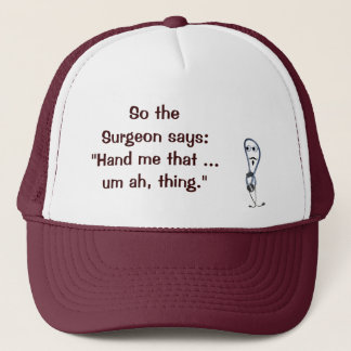Boné O Cirurgião Diz-Me O Chapéu.