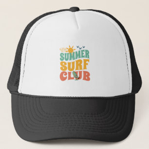 Boné O Clube de Surf de Verão-Praia-Verão-Surf-Engraçad