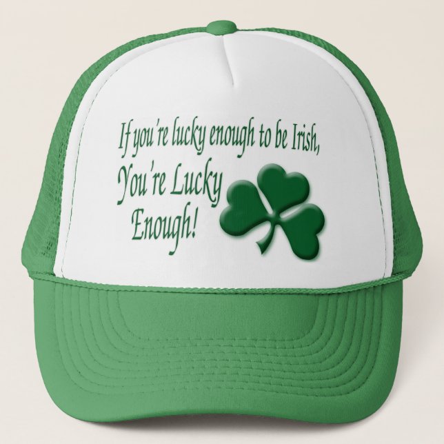 Boné O da sorte o irlandês (Frente)