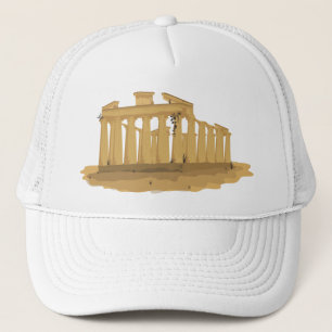 Boné O desenho animado da Acrópole de Atenas