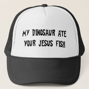 Boné O dinossauro come peixes de Jesus