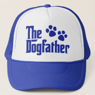 Boné O ditado azul e branco de Dogdad