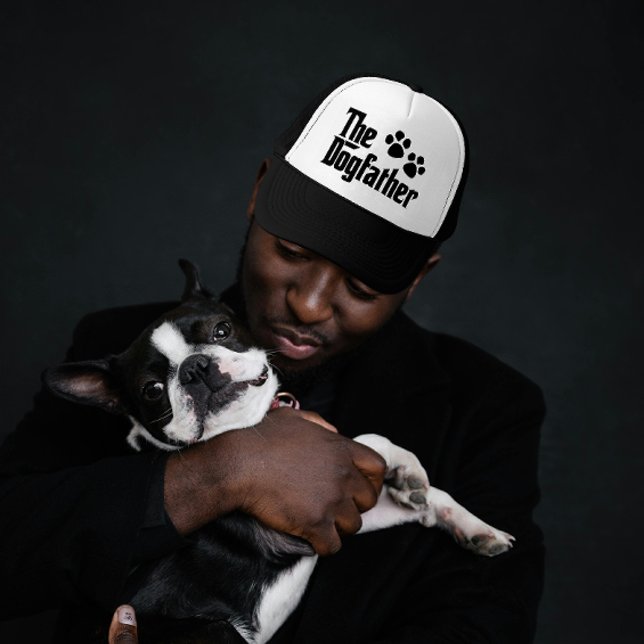 Boné O ditado negro e branco de Dogdad (Criador carregado)