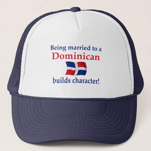 Boné O Dominican constrói o caráter (Frente)
