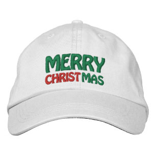 Boné O Feliz Natal bordou o chapéu