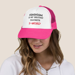 BONÉ O FEMINISMO É A MINHA SEGUNDA PALAVRA-F FAVORITA