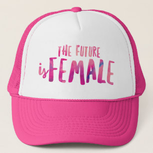 Boné O futuro é o chapéu de caminhoneiro feminino