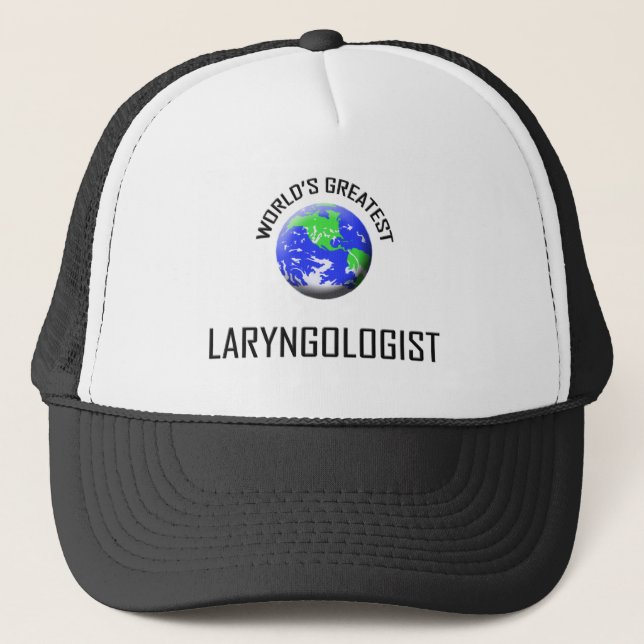 Boné O grande Laryngologist do mundo (Frente)