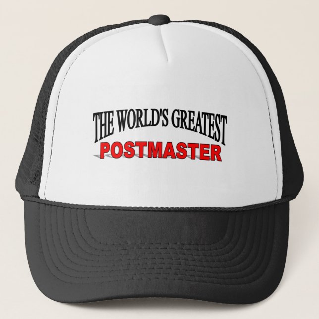 Boné O grande postmaster do mundo (Frente)