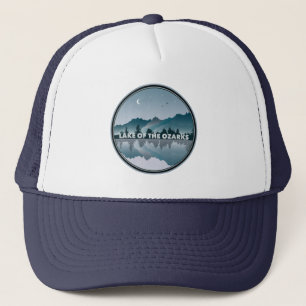 Boné O lago de Ozarks, no Missouri, é o pré do meio-o