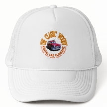 O logotipo clássico da Woody Rental Car Company Ve