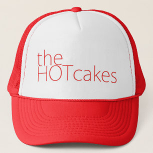 Boné O logotipo do texto dos Hotcakes