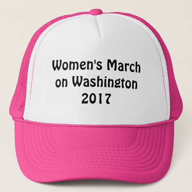 Boné O março das mulheres em Washington 2017 (Frente)