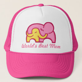 Boné O melhor chapéu de elefante da mãe do mundo