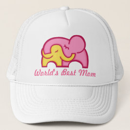 Boné O melhor chapéu de elefante da mãe do mundo