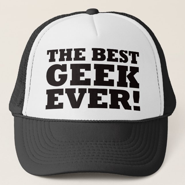 Boné O melhor geek nunca (Frente)