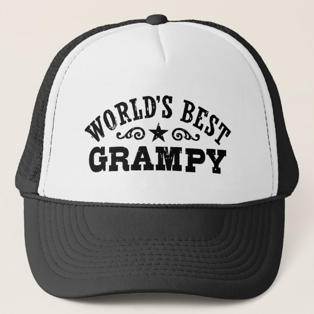 Boné O melhor Grampy do mundo (Frente)