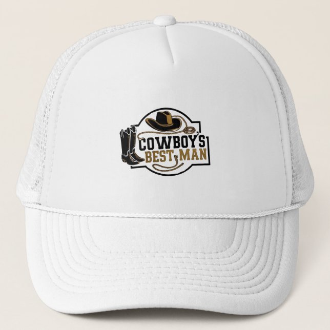 Boné O Melhor Homem de Cowboy (Frente)