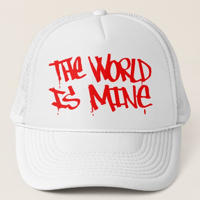 Boné O mundo é chapéu da mina (Frente)