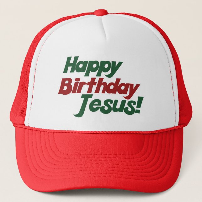 Boné O Natal é Jesus Aniversário (Frente)