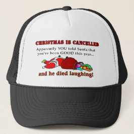 Boné O Natal foi cancelado