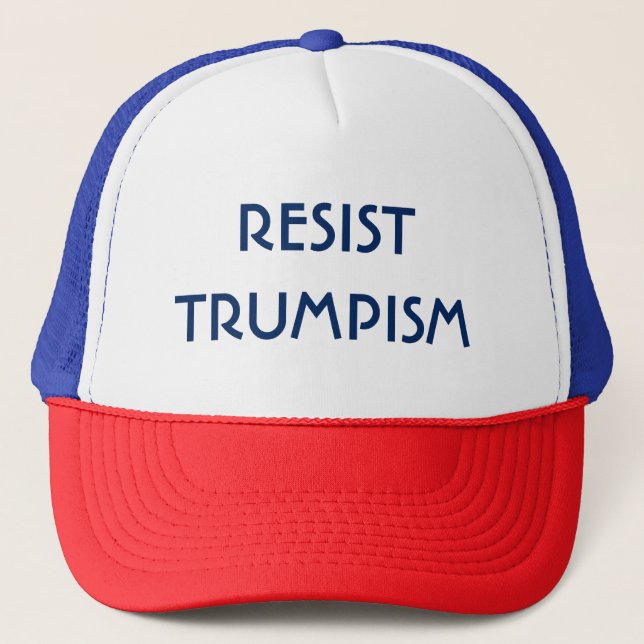 Boné o oficial resiste o chapéu do trumpism (Frente)