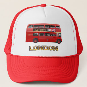 Boné O ônibus do vermelho de Londres