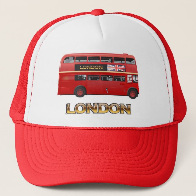Boné O ônibus do vermelho de Londres (Frente)