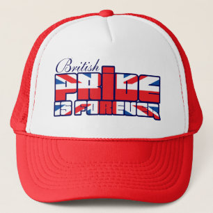 Boné O orgulho britânico é para sempre chapéu do