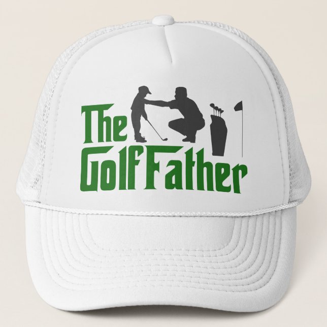 Boné O Padre Golf Funny Golfing Pai GrandPa (Frente)