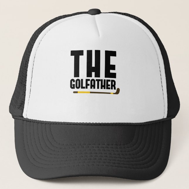 Boné O Pai do Golfe Presente Divertido para Pai Amante  (Frente)