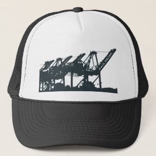 Boné O porto Harbror Cranes o chapéu