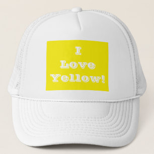 Boné O que eu amo amarelo