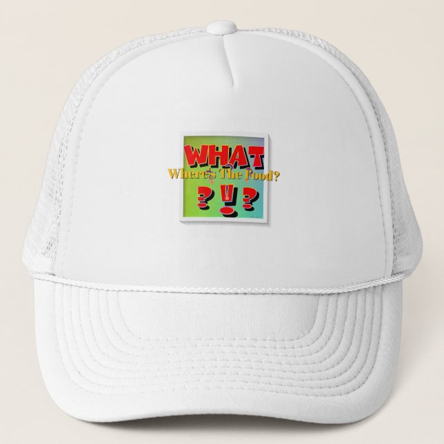 Boné O quê? Onde está a comida? (Frente)