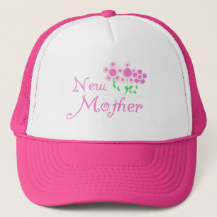 Boné O rosa novo da mãe floresce t-shirt e presentes