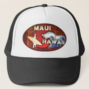 Boné O surfista de Maui Havaí acena o chapéu artísti