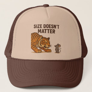 Boné O tamanho não me assusta - Mouse vs Tiger Showdown